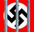 swastika behind bars